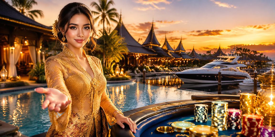 Paparan taruhan sukan Sarawak gaya tempatan dengan pakaian kebaya